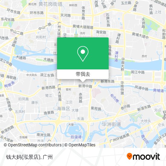 钱大妈(泓景店)地图