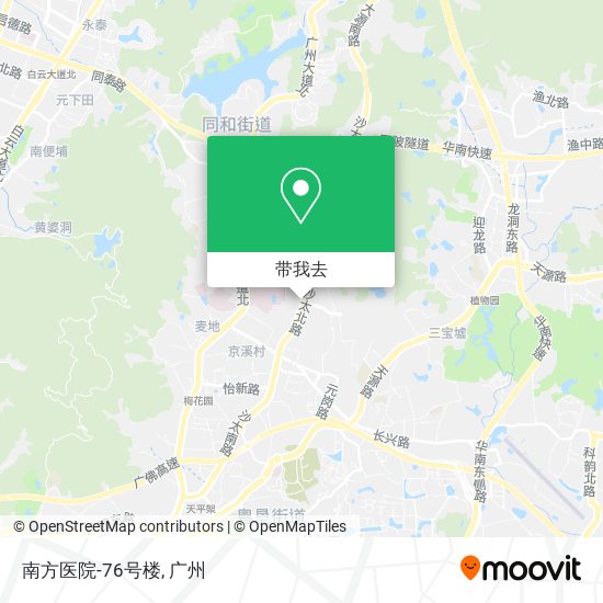 南方医院-76号楼地图