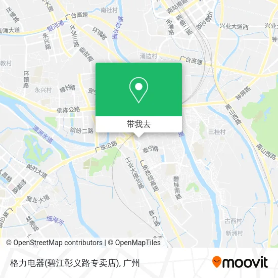 格力电器(碧江彰义路专卖店)地图