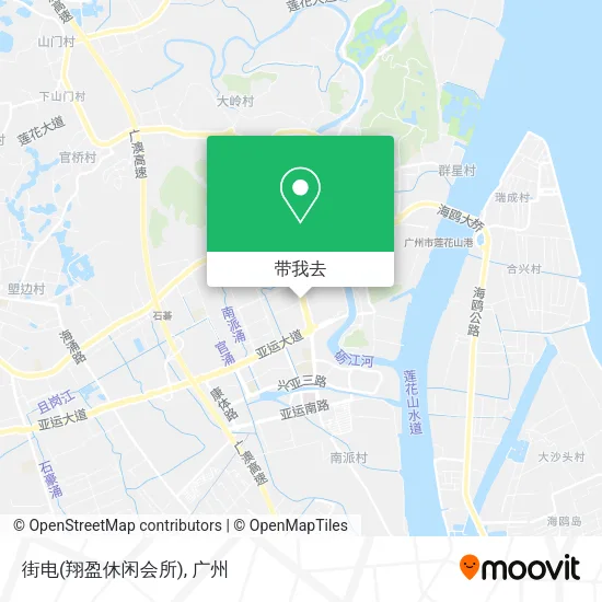 街电(翔盈休闲会所)地图
