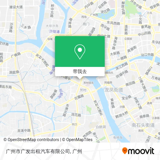 广州市广发出租汽车有限公司地图