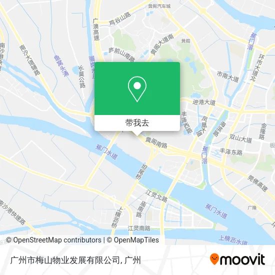 广州市梅山物业发展有限公司地图