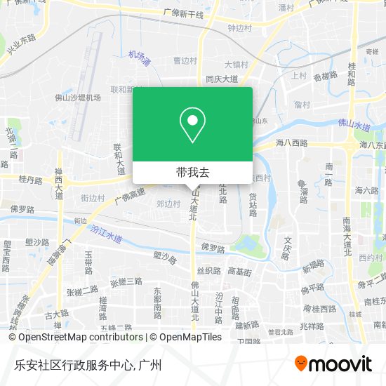 乐安社区行政服务中心地图