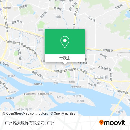 广州雅大服饰有限公司地图