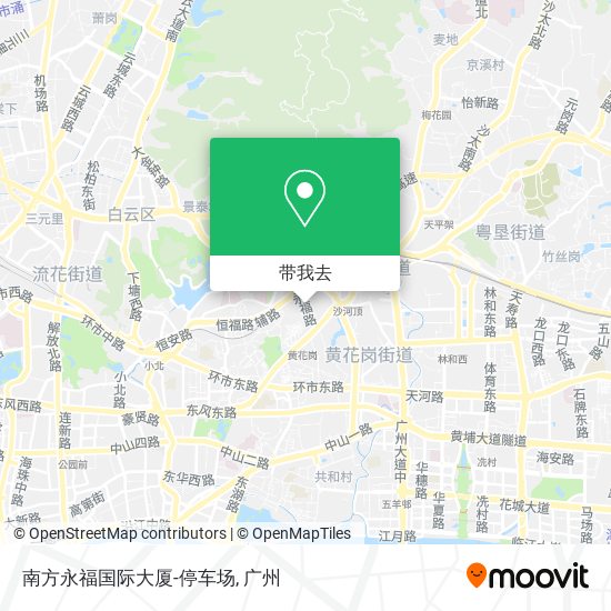 南方永福国际大厦-停车场地图