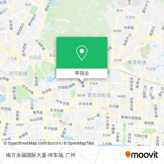 南方永福国际大厦-停车场地图