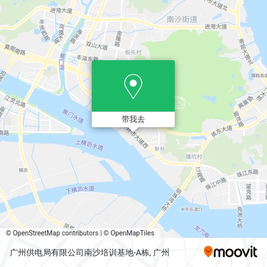 广州供电局有限公司南沙培训基地-A栋地图