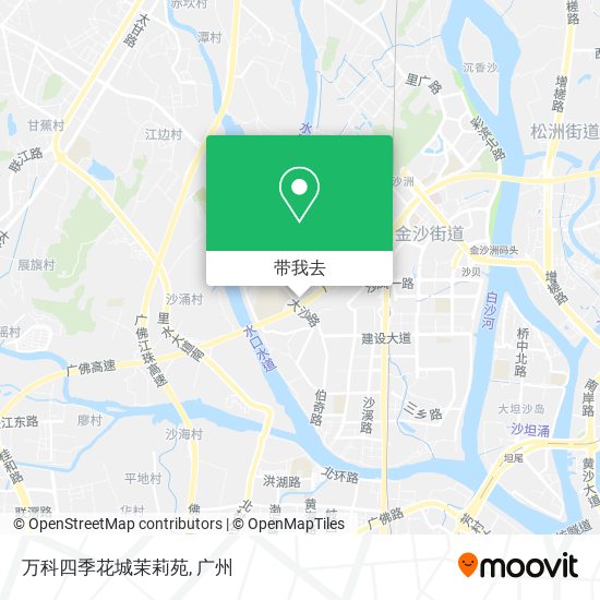 万科四季花城茉莉苑地图