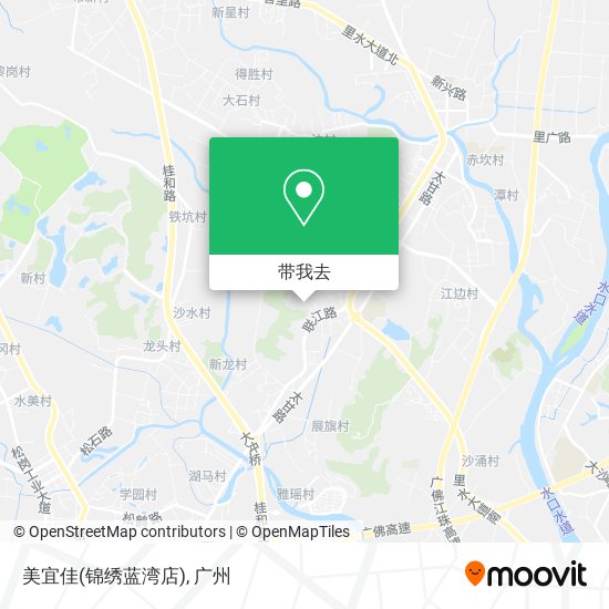 美宜佳(锦绣蓝湾店)地图