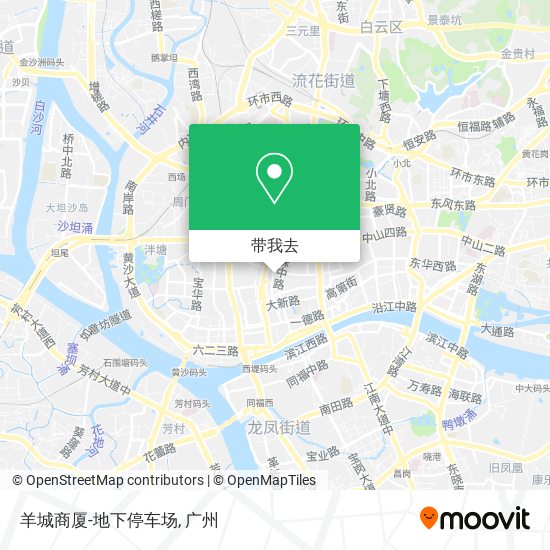 羊城商厦-地下停车场地图