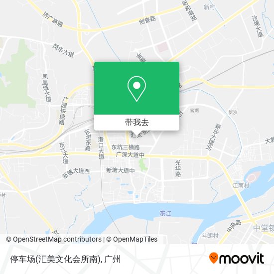 停车场(汇美文化会所南)地图