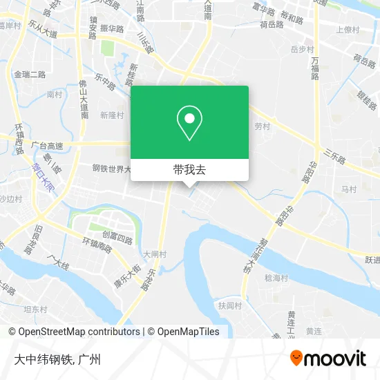 大中纬钢铁地图