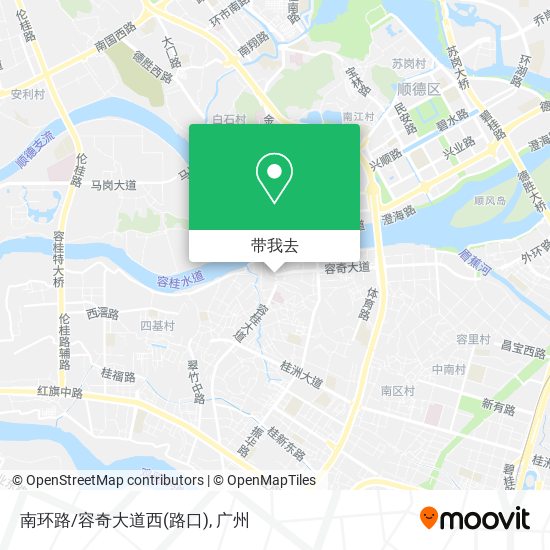 南环路/容奇大道西(路口)地图
