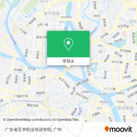 广东省五羊职业培训学院地图
