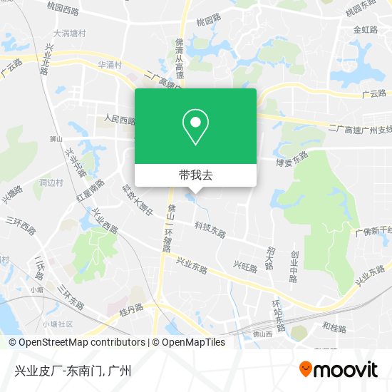 兴业皮厂-东南门地图
