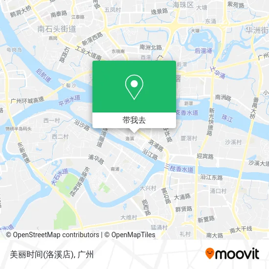 美丽时间(洛溪店)地图