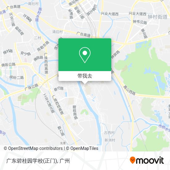 广东碧桂园学校(正门)地图