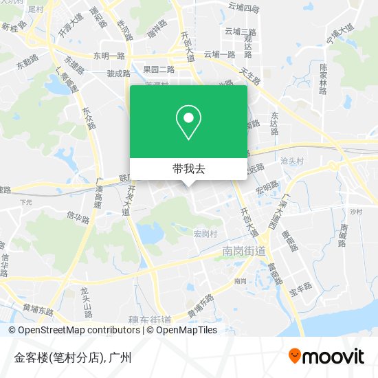 金客楼(笔村分店)地图