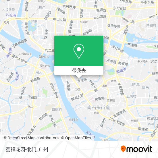 荔福花园-北门地图