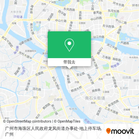 广州市海珠区人民政府龙凤街道办事处-地上停车场地图