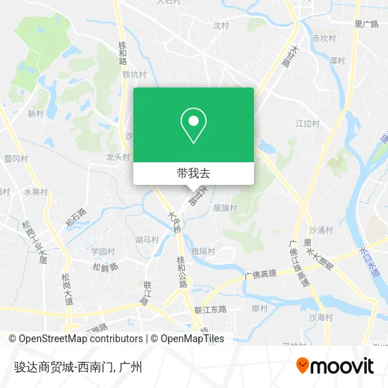 骏达商贸城-西南门地图