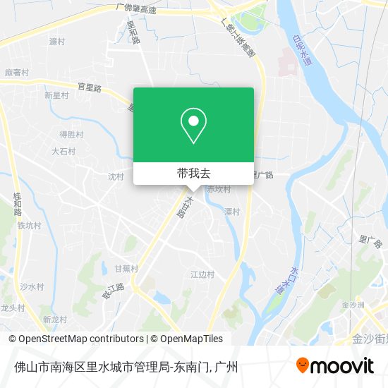 佛山市南海区里水城市管理局-东南门地图