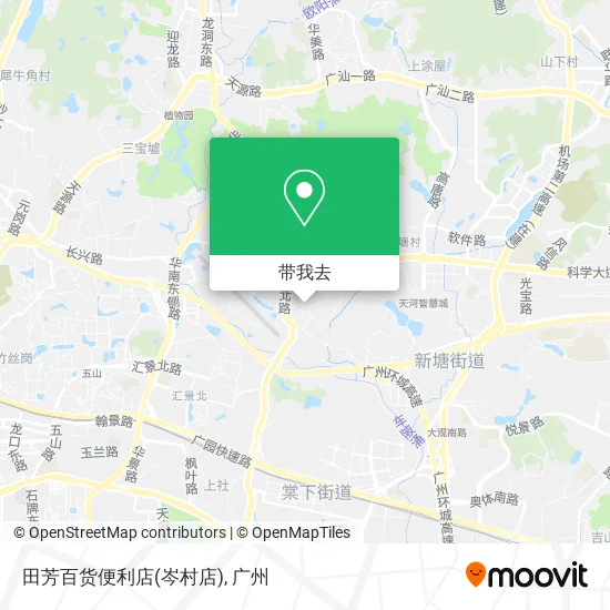 田芳百货便利店(岑村店)地图