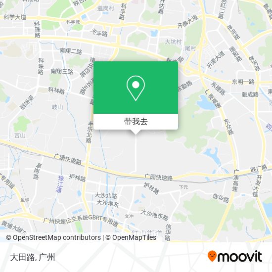 大田路地图