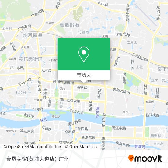 金凰宾馆(黄埔大道店)地图