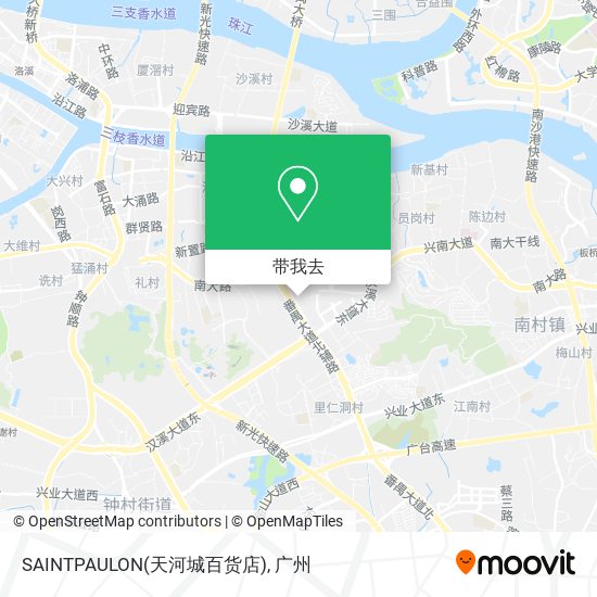 SAINTPAULON(天河城百货店)地图