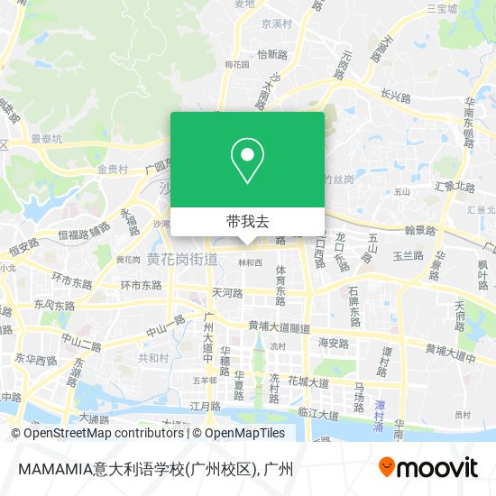 MAMAMIA意大利语学校(广州校区)地图