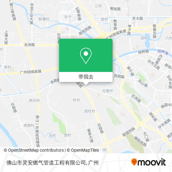 佛山市灵安燃气管道工程有限公司地图