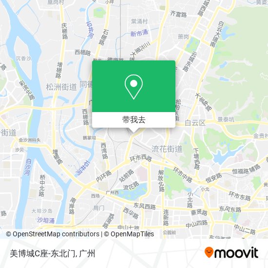 美博城C座-东北门地图