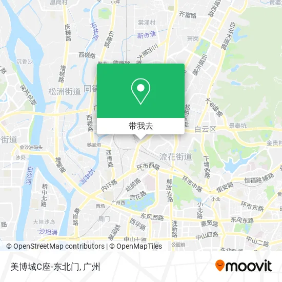 美博城C座-东北门地图
