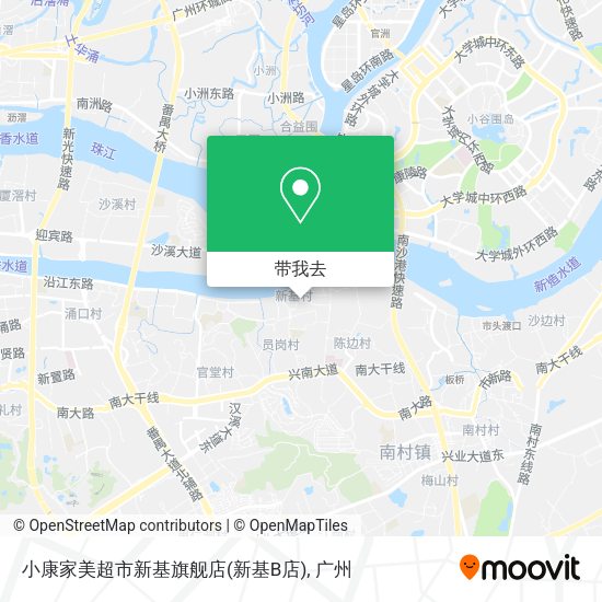 小康家美超市新基旗舰店(新基B店)地图
