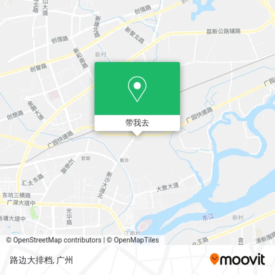 路边大排档地图