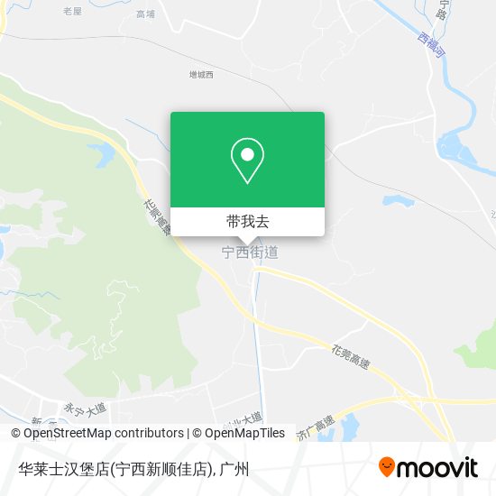 华莱士汉堡店(宁西新顺佳店)地图