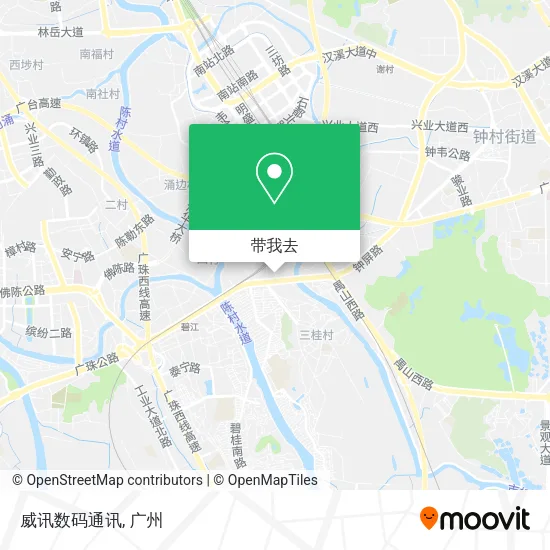 威讯数码通讯地图
