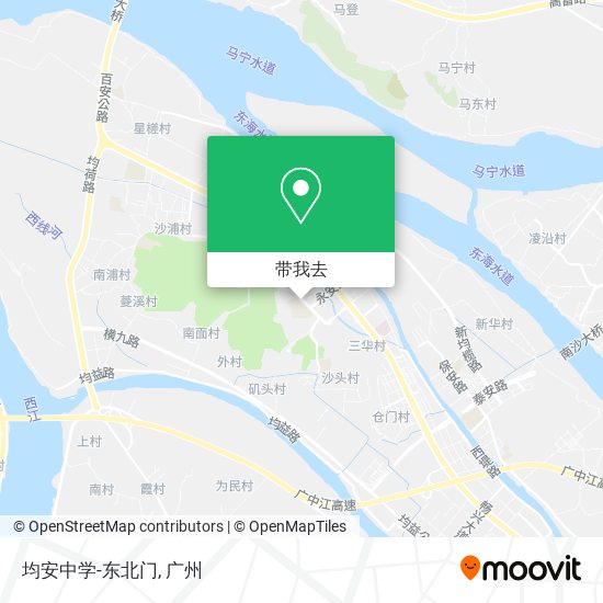 均安中学-东北门地图