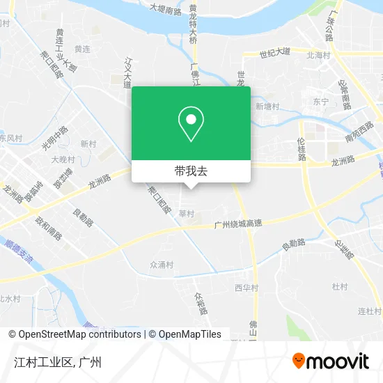 江村工业区地图