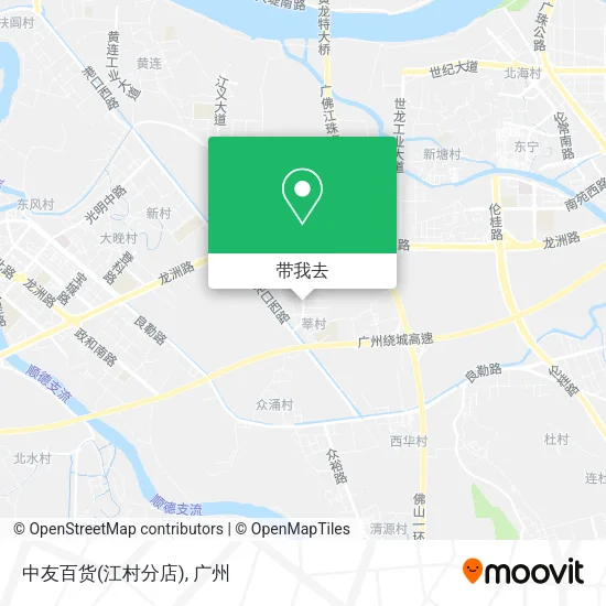 中友百货(江村分店)地图