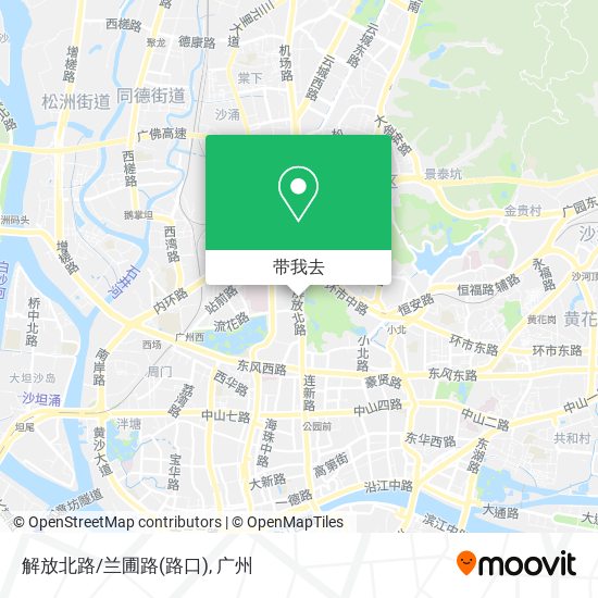 解放北路/兰圃路(路口)地图