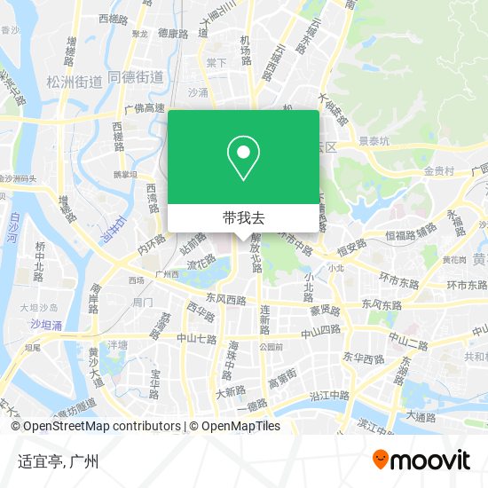 适宜亭地图