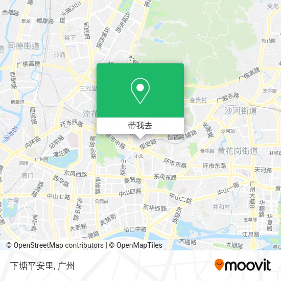 下塘平安里地图