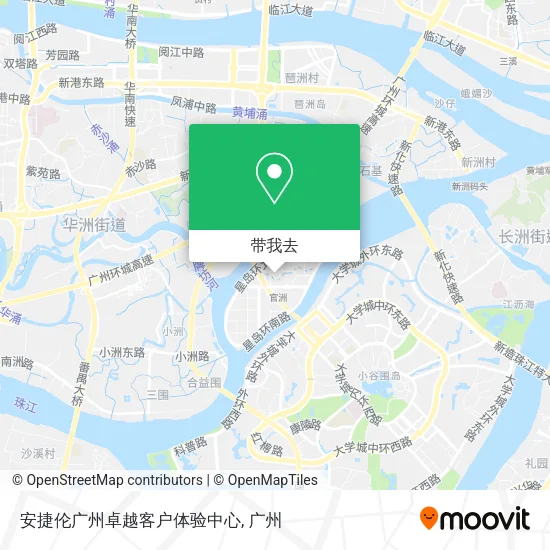 安捷伦广州卓越客户体验中心地图