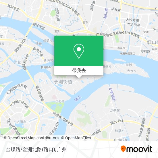金蝶路/金洲北路(路口)地图