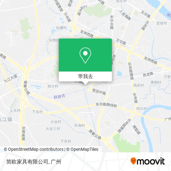 简欧家具有限公司地图