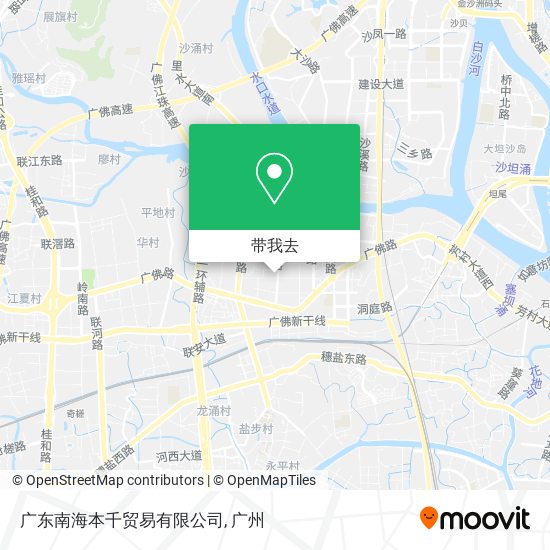 广东南海本千贸易有限公司地图