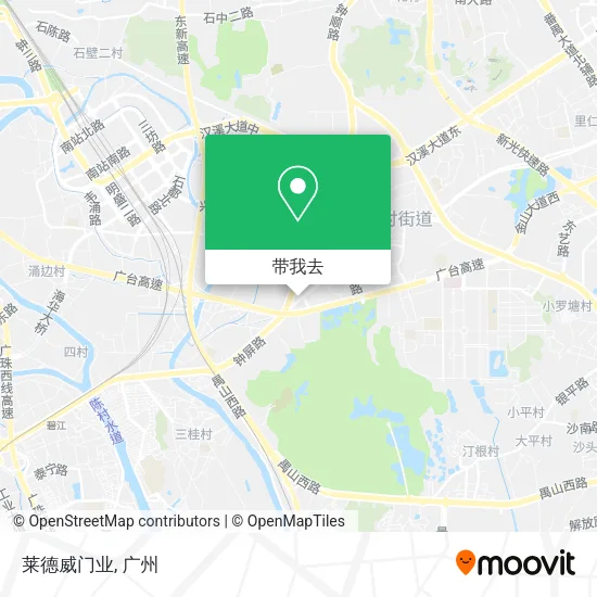 莱德威门业地图