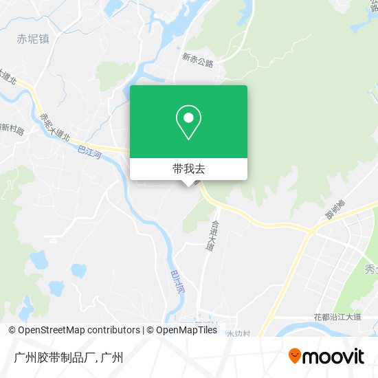 广州胶带制品厂地图